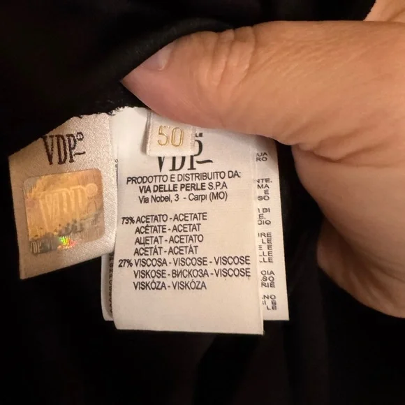 VDP Black Garment. Made in Italy - Picture 9 of 10